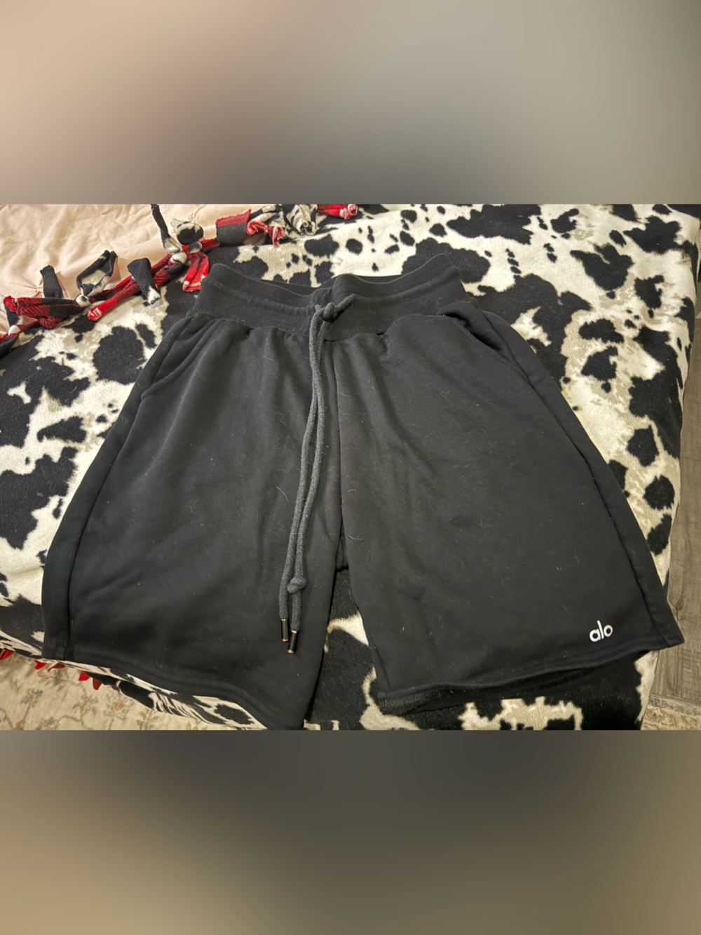 ALO Yoga Black Athletic Drawstring Shorts